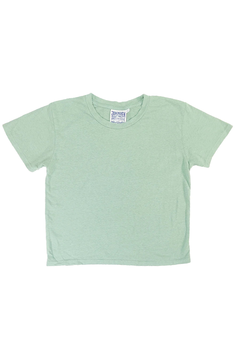 Seafoam Cropped Lorel Tee