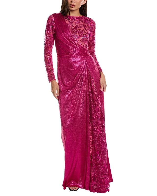 Tadashi Shoji Draped Gown