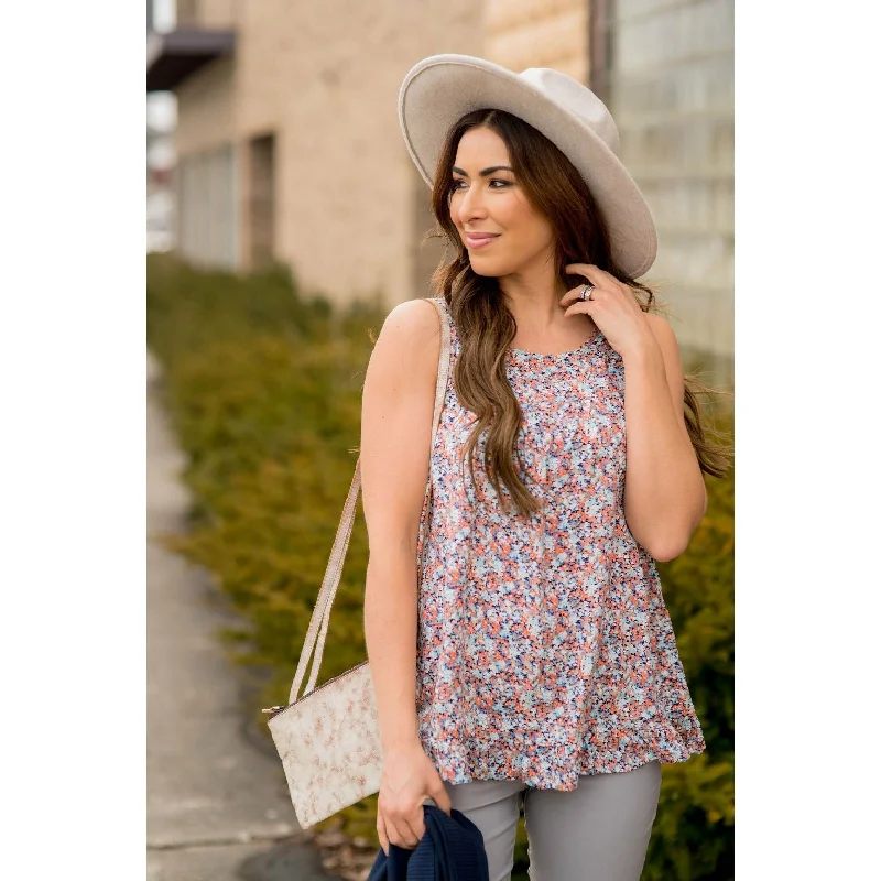 Watercolor Floral Tank