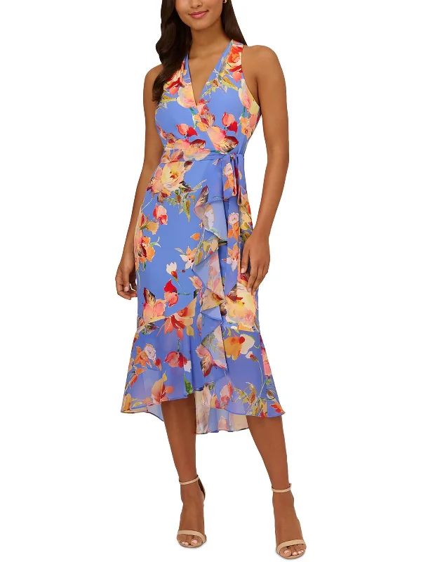 Womens Floral Print Jersey Sundress