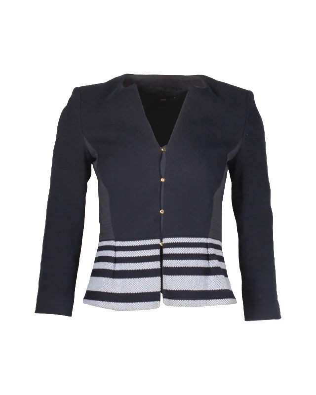 Boss Hugo Boss Jeisina Blazer in Navy Blue Cotton