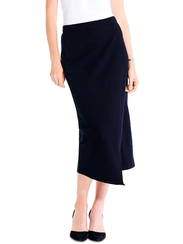 Cascade Womens Mid Rise Midi Wrap Skirt