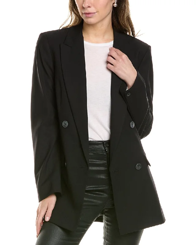 rag & bone Andie Twill Wool-Blend Blazer