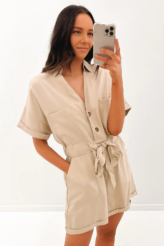 Hanna Playsuit Sand