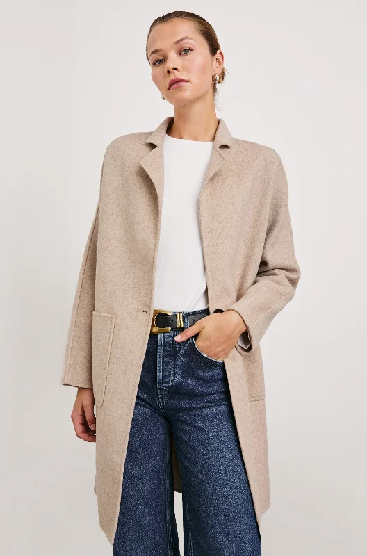 Neutral Patterns Oversized Jackets EVEREST HEAVY WOOL BLEND COAT