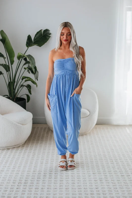 Maria Jumpsuit - Periwinkle