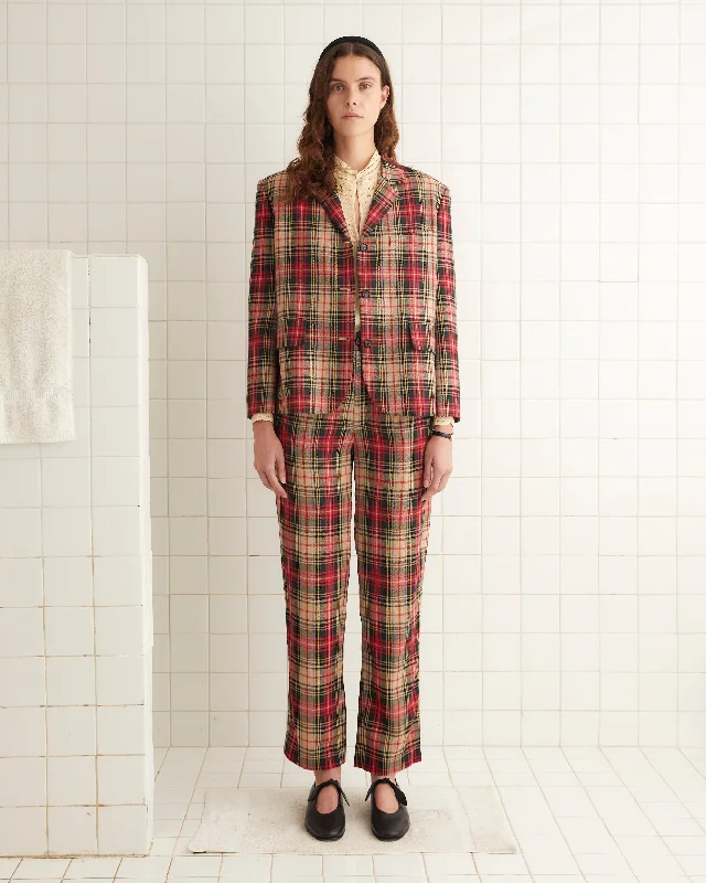 Relaxed Outdoors Fashion Accessories Truro Plaid Suit Jacket