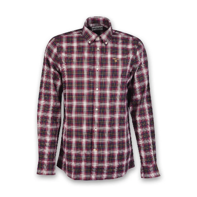 Barbour - Portland Tailored Fit Shirt in Port