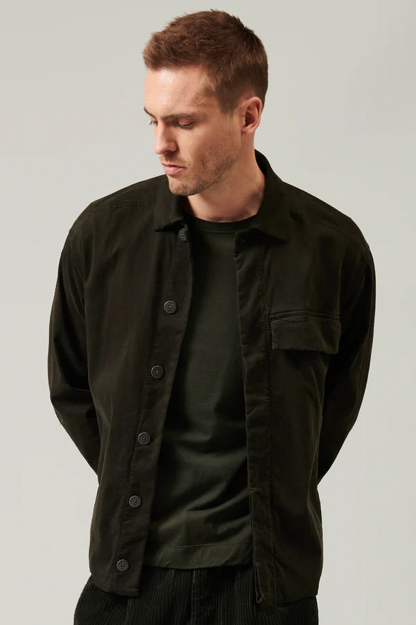 Buttoned overshirt - Musk