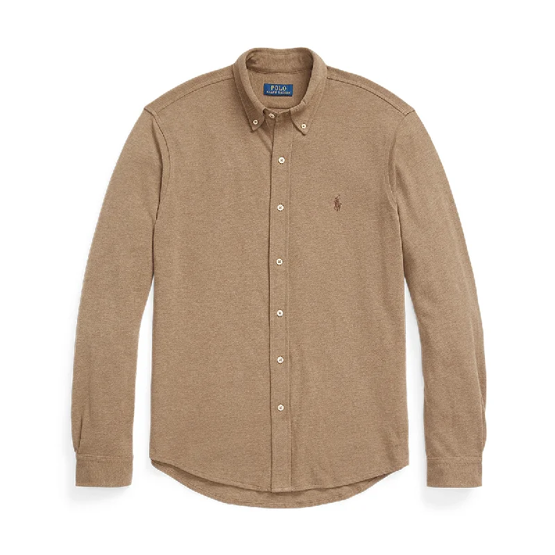 Ralph Lauren - Featherweight Mesh Shirt in Brown