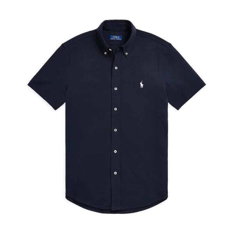 Ralph Lauren - Featherweight Mesh SS Shirt in Navy