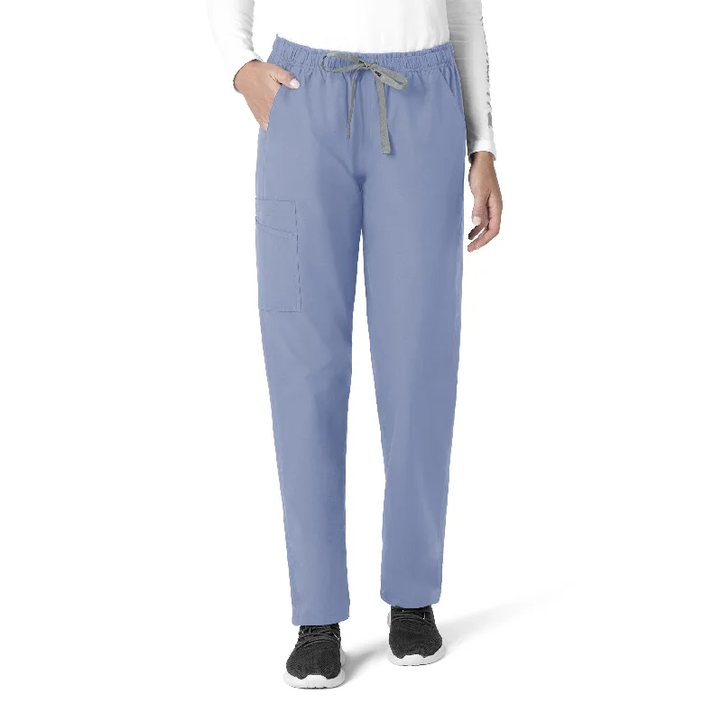 Simple Aesthetic Carhartt Force Essentials Unisex Elastic Waist Cargo Scrub Pant - Ceil Blue