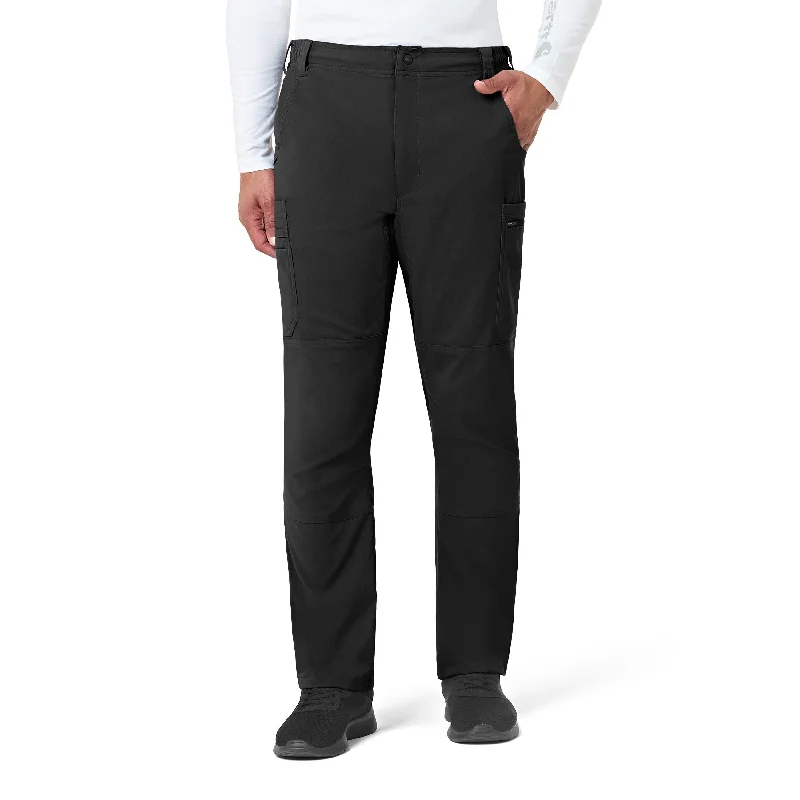 Everyday Tailoring Carhartt Rugged Flex Peak Men's Straight Leg Cargo Scrub Pant - Black