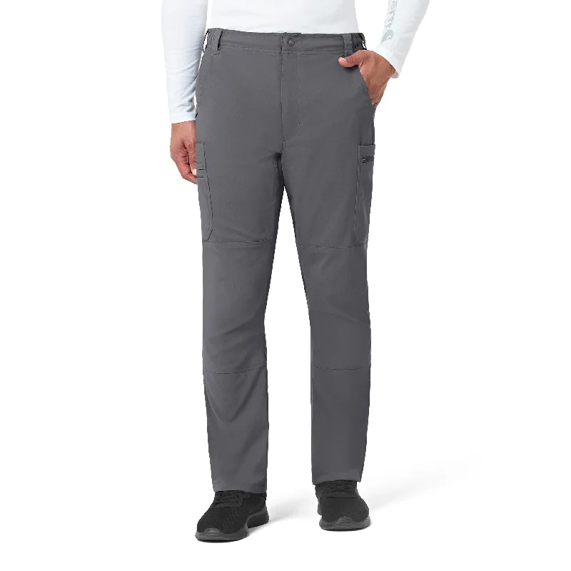 Contemporary Pastels Carhartt Rugged Flex Peak Men's Straight Leg Cargo Scrub Pant - Pewter