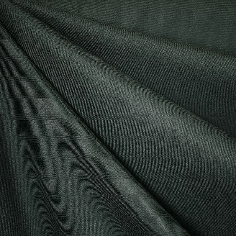 Sophisticated Edge Organic Bamboo Blend Gabardine Suiting Solid Evergreen