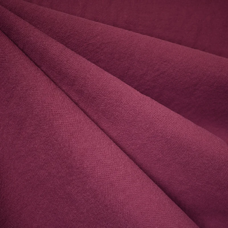 Chic Simplicity Washed Crinkle Cotton Solid Raspberry